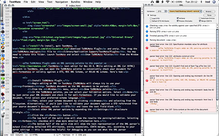 TextMate XML Editor